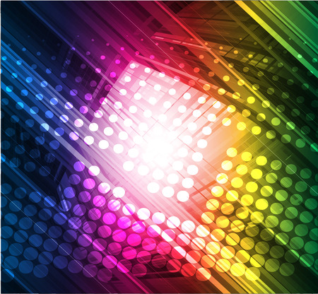 Colorful abstract technology backgroundのイラスト素材