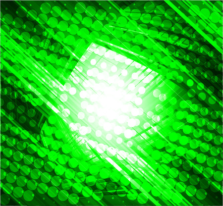 Virtual technology vector green backgroundのイラスト素材