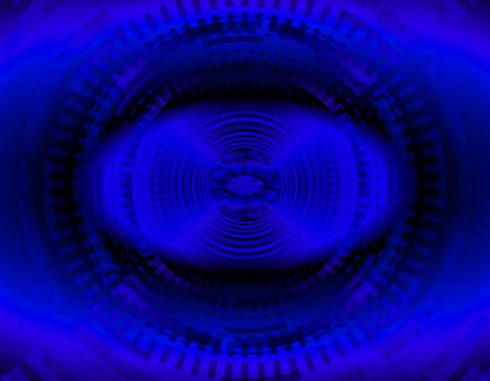 Abstraction digital circles light background