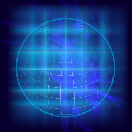 Abstract Globe backgroundのイラスト素材