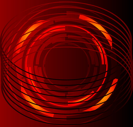 Red abstract circle background vectorのイラスト素材