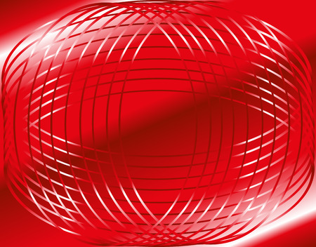 Seamless line circle red backgroundのイラスト素材