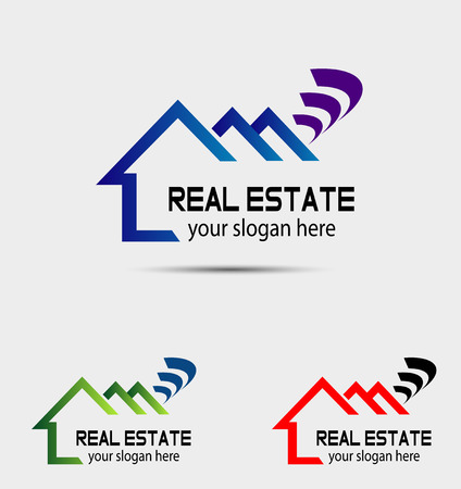 Vector of house logoのイラスト素材
