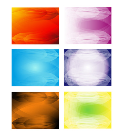 Collection of abstract multicolored backgrounds. Eps 10 vector designのイラスト素材