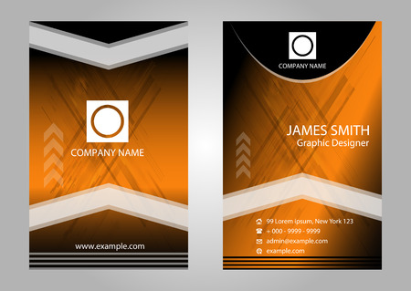 Modern business card templateのイラスト素材