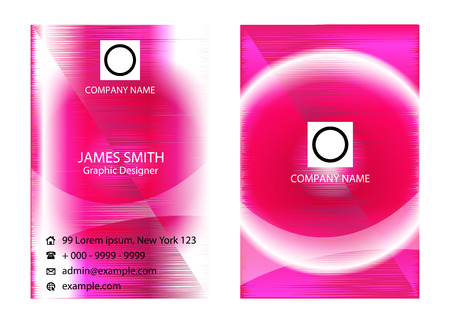 Pink Vertical businessのイラスト素材