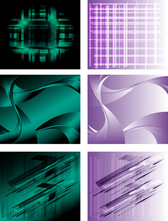 Vibrant backgrounds collectionのイラスト素材