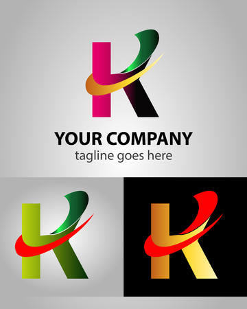 Abstract Letter K vector icon symbolのイラスト素材