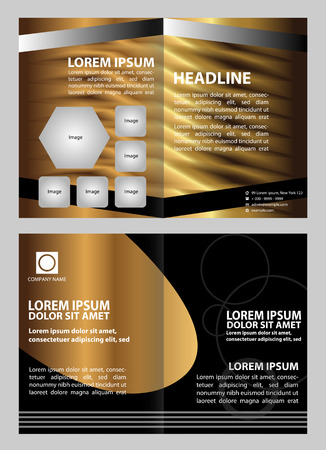 Brochure designのイラスト素材