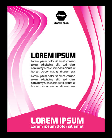 Creative beauty Flyerのイラスト素材