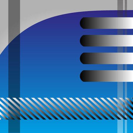Elegant Wavy blue Background Vectorのイラスト素材