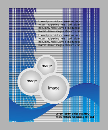 Magazine, flyer, brochure design and print layout template coverのイラスト素材