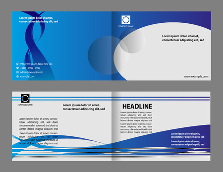 vector business brochure, flyer templateのイラスト素材