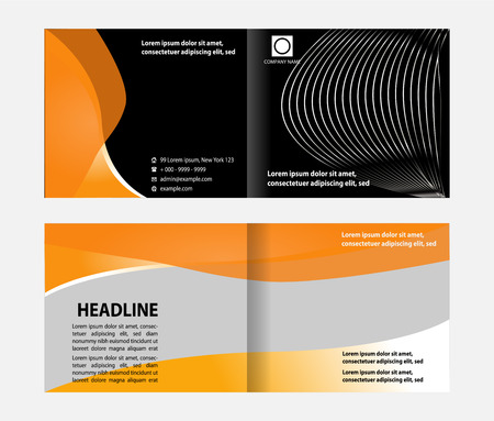 brochure template. Vectorのイラスト素材