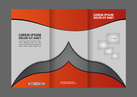 Vector Brochure Layout Design Templateのイラスト素材