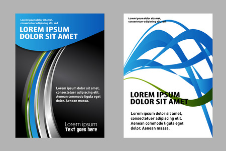 brochure flyer designのイラスト素材