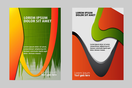 Abstract vector modern flyer / brochure design templateのイラスト素材