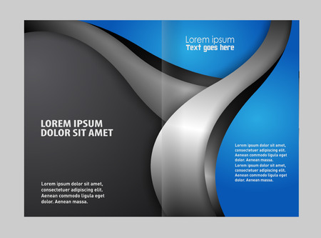 Abstract vector background for brochure or leafletのイラスト素材