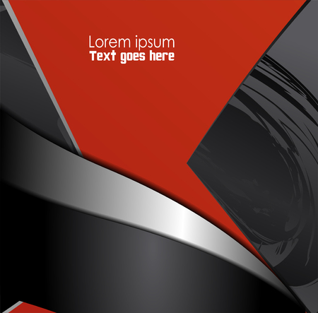 Orange background vector line curve for text and message designのイラスト素材