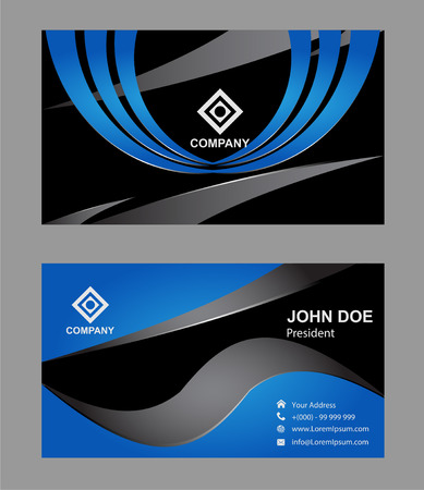 Vector business card templatesのイラスト素材