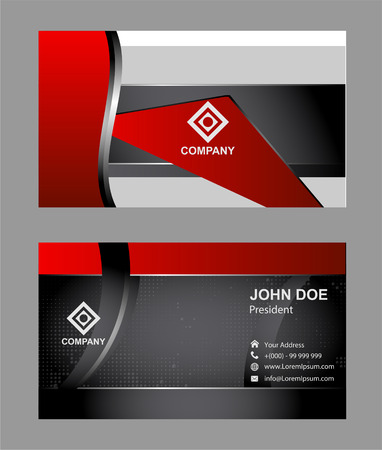 Modern business card templateのイラスト素材