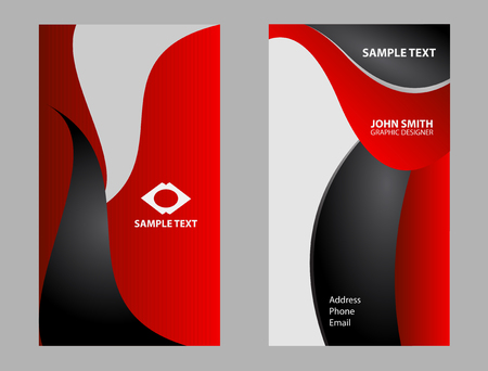Modern Abstract Business - Card Setのイラスト素材
