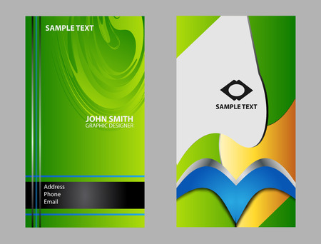 Business card templatesのイラスト素材