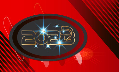 2023 Happy New Year Background Design