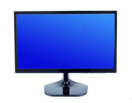 isolated flat screen tvの写真素材