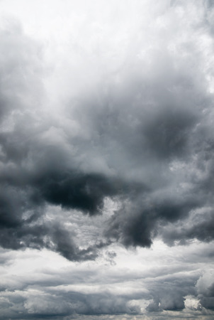 dark storm clouds before rainの写真素材