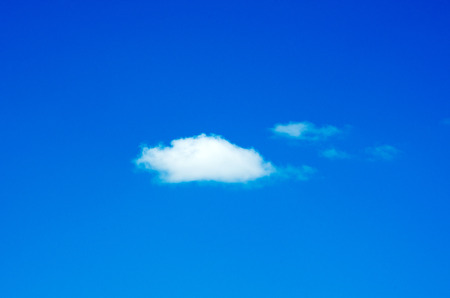cloud in blue sky