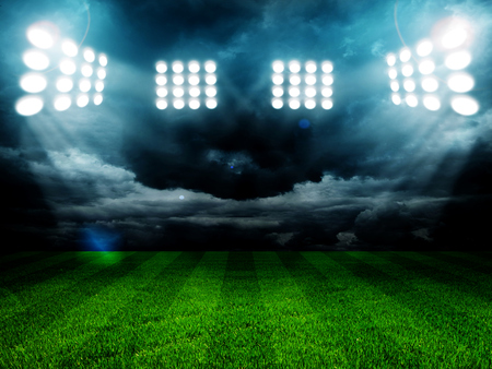 light of stadiumの写真素材