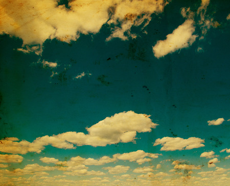 Blue sky background with tiny cloudsの写真素材