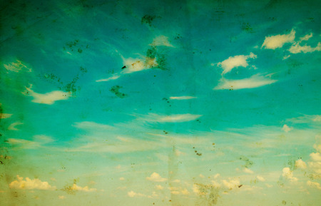 blue sky with cloud closeupの写真素材