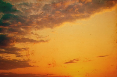 Sky background on sunset. Nature composition.の写真素材