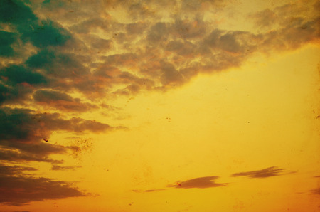 Sky background on sunset. Nature composition.の写真素材