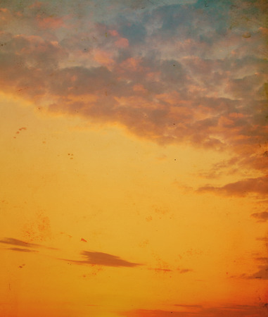 Sky background on sunset. Nature composition.の写真素材