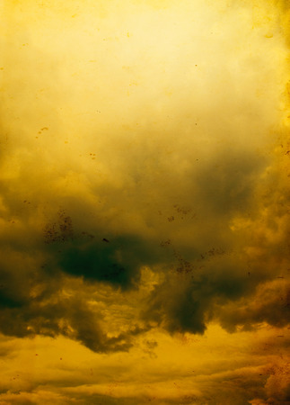 Dramatic sky with stormy cloudsの写真素材