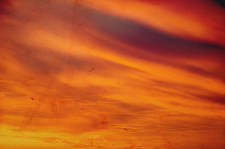 dark storm clouds before rainの写真素材