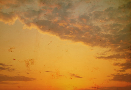 Sky on sunset. Nature composition.の写真素材