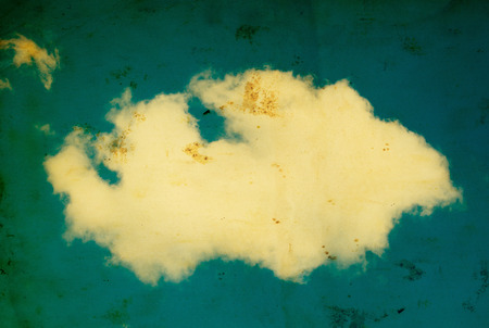 blue sky with cloud closeupの写真素材