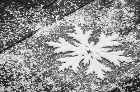Christmas background with snowflakesの写真素材