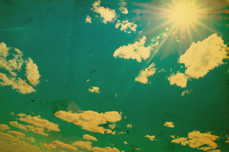 cloud in blue skyの写真素材