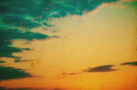 Sky background on sunset. Nature composition.の写真素材