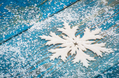Christmas background with snowflakesの写真素材