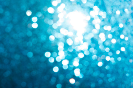 Christmas Background. Golden Holiday Abstract Glitter Defocused Background With Blinking Stars. Blurred Bokehの写真素材