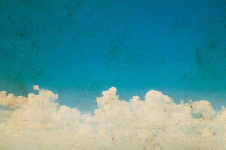 clouds as vintage sky backgroundの写真素材