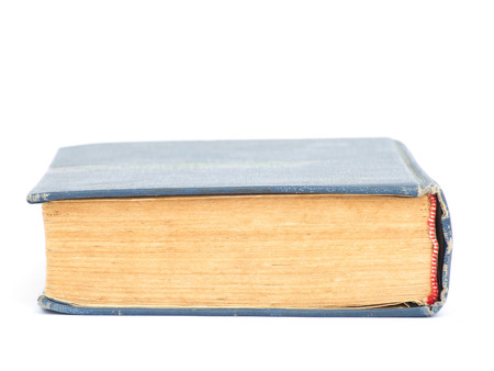 Open book isolated on white background