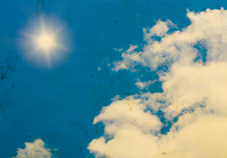 clouds as vintage sky backgroundの写真素材