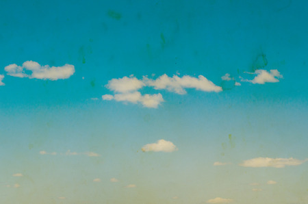 Retro sky and clouds background.